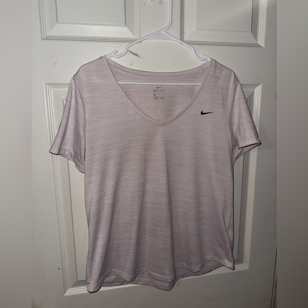 Large Light Pink Dry-Fit Nike Shirt
